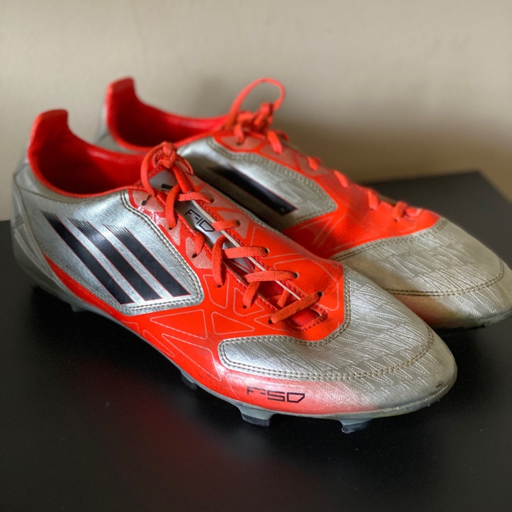 Adidas Soccer Shoes Cleats F-50 Orange